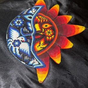 Colorful Sun and Moon Embroidered Patch